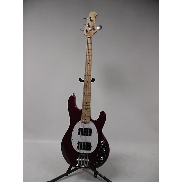 Used Sterling by Music Man Used Sterling By Music Man Sub 4 Chrome Red Metallic Electric Bass Guitar