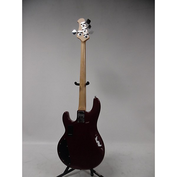 Used Sterling by Music Man Used Sterling By Music Man Sub 4 Chrome Red Metallic Electric Bass Guitar