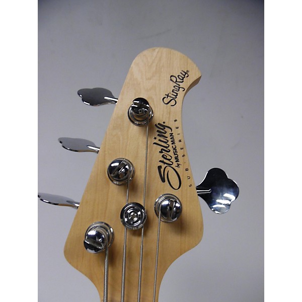 Used Sterling by Music Man Used Sterling By Music Man Sub 4 Chrome Red Metallic Electric Bass Guitar