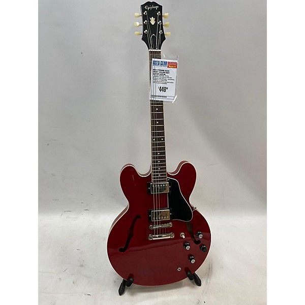 Used Epiphone Used Epiphone ES335 Cherry Hollow Body Electric Guitar