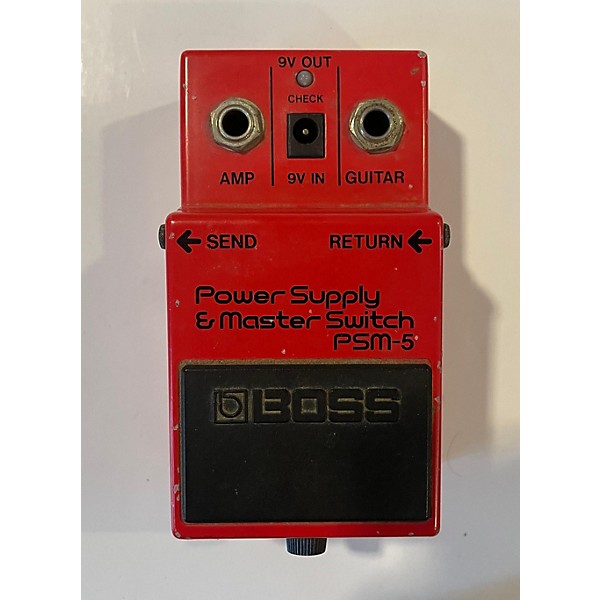 Vintage BOSS 1980s PSM5 Power Supply & Master Switch Footswitch