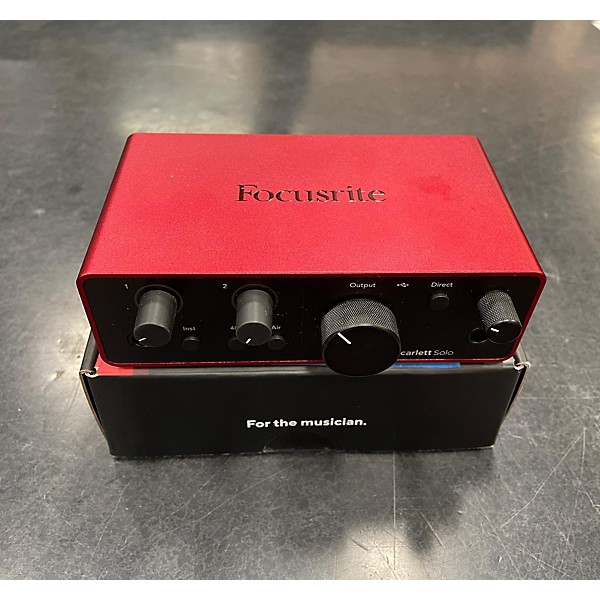 Used Focusrite Scarlett Solo Gen 4 Audio Interface