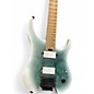 Used Legator ghost g6 white with blue burst Solid Body Electric Guitar