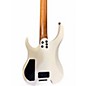 Used Legator ghost g6 white with blue burst Solid Body Electric Guitar