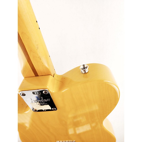 Used Fender Used Fender American Deluxe Ash Telecaster Butterscotch Solid Body Electric Guitar