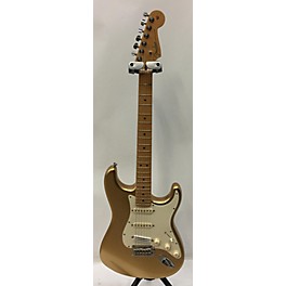 Used Fender Used Fender 60th Anniversary Stratocaster Antique Gold Solid Body Electric Guitar