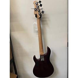 Used Sterling by Music Man Used Sterling By Music Man STING RAY 5 Midnight Wine Electric Bass Guitar