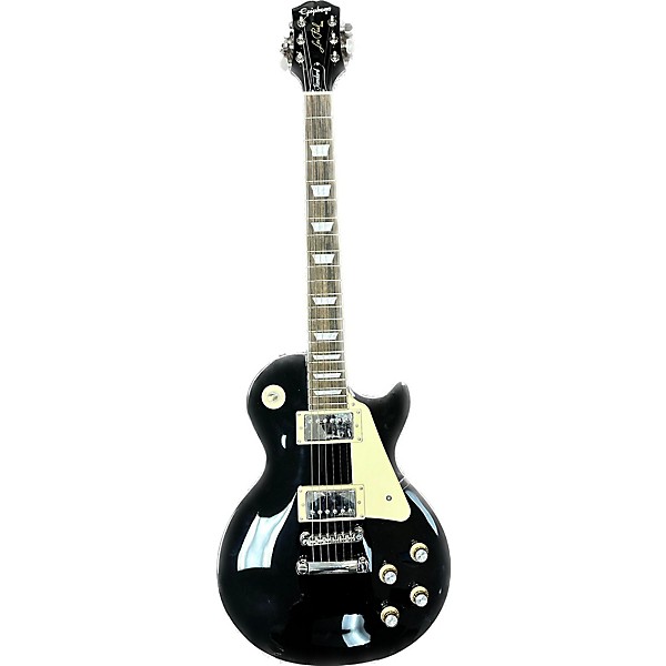 Used Epiphone Used Epiphone Les Paul Standard Black Solid Body Electric Guitar