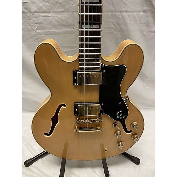 Used Epiphone Sheraton II Natural Hollow Body Electric Guitar