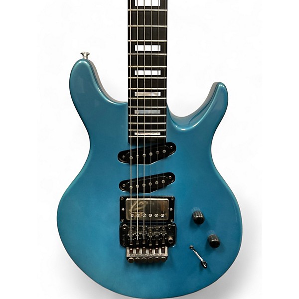 Vintage 1988 Hamer DOUBLECUT Blue Solid Body Electric Guitar