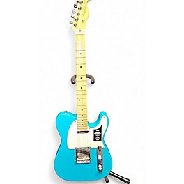 Used Fender Used Fender American Professional II Telecaster Miami Blue Solid Body Electric Guitar