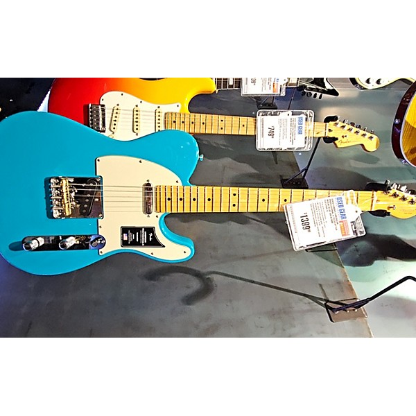 Used Fender Used Fender American Professional II Telecaster Miami Blue Solid Body Electric Guitar