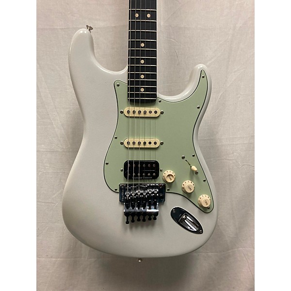 Used Fender Custom Shop Zf Stratocaster Nos Hss Matte Olympic White Solid Body Electric Guitar