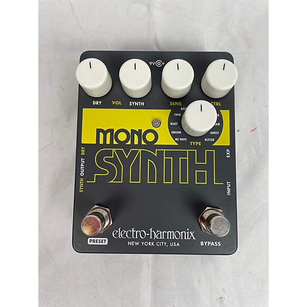 Used Electro-Harmonix Guitar Mono Synth Effect Pedal