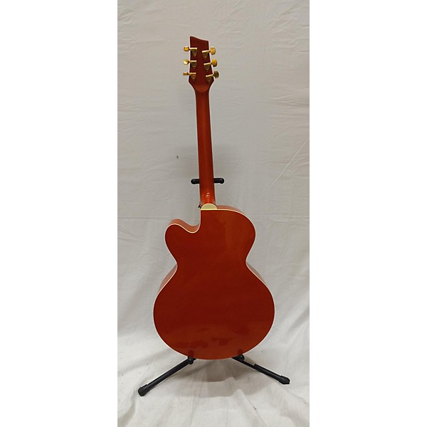 Used College Custom Guitars Used College Custom Guitars Texas Longhorns Orange Acoustic Guitar