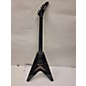 Used Epiphone Used Epiphone Dave Mustaine Flying V Custom Black Sparkle Solid Body Electric Guitar