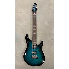 Used Sterling by Music Man Used Sterling By Music Man JP100D Trans Green Solid Body Electric Guitar