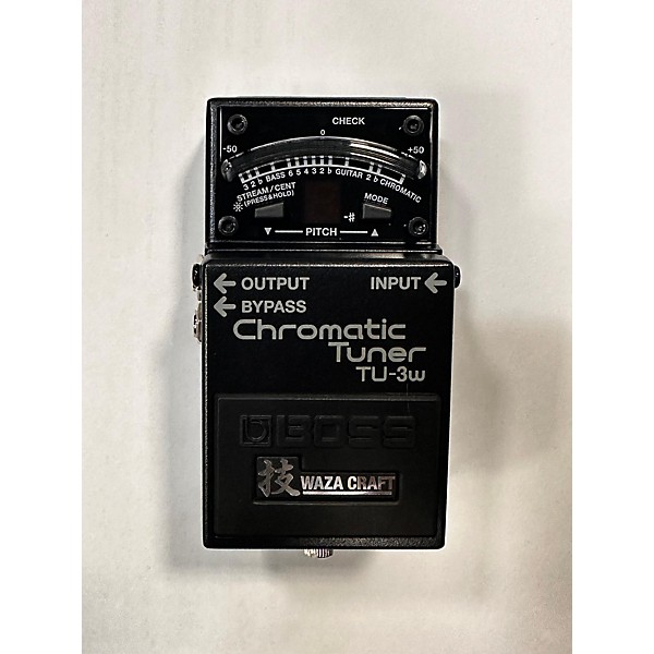 Used BOSS TU3W Waza Craft Chromatic Tuner Pedal