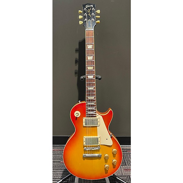 Used Gibson Used Gibson LPR8 1958 Les Paul Reissue Cherry Sunburst Solid Body Electric Guitar