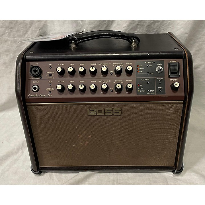 Used BOSS Used BOSS ACS Acoustic Singer Live 40W Acoustic Guitar Combo Amp  | Guitar Center