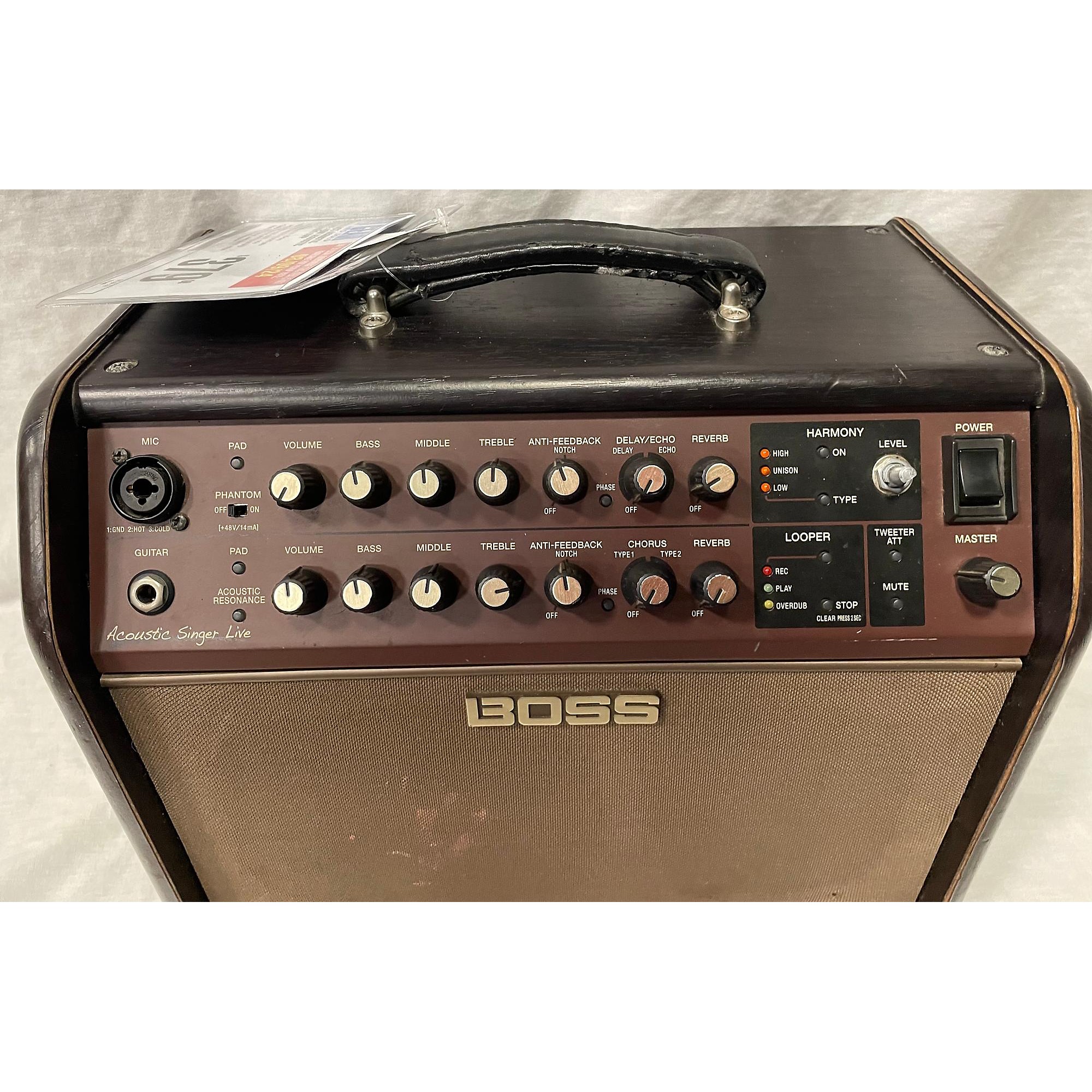 Used BOSS Used BOSS ACS Acoustic Singer Live 40W Acoustic Guitar Combo Amp  | Guitar Center