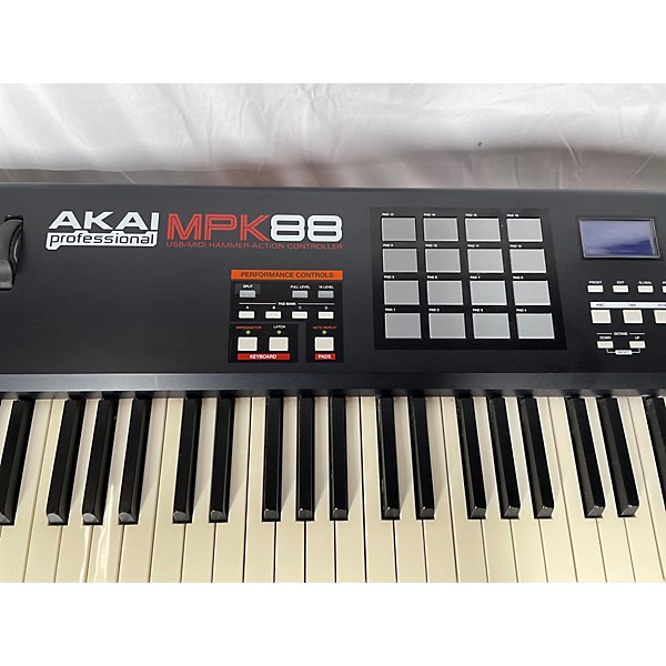 Used Akai Professional MPK88 88 Key MIDI Controller