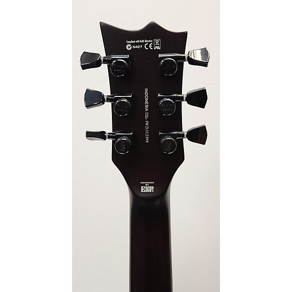 Used Esp LTD EC1000T CTM Tobacco Sunburst Satin Solid Body Electric Guitar