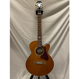 Used Epiphone J200EC Natural Acoustic Electric Guitar