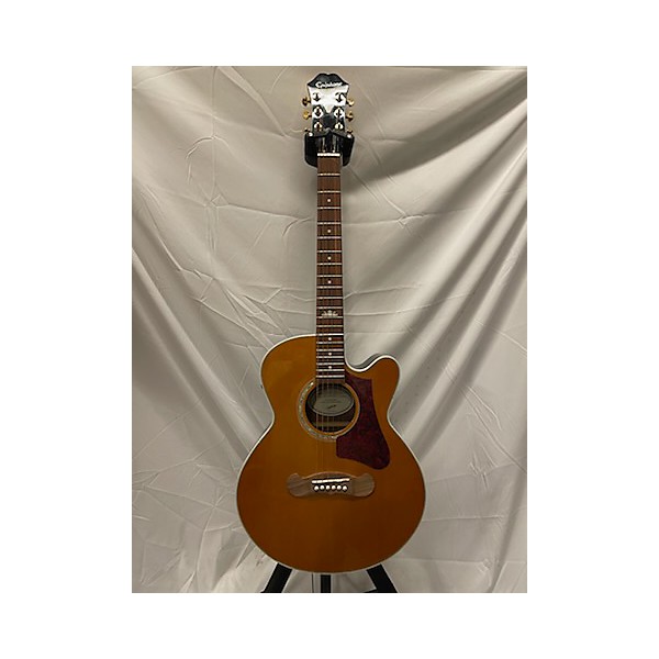 Used Epiphone J200EC Natural Acoustic Electric Guitar