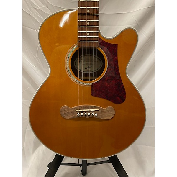 Used Epiphone J200EC Natural Acoustic Electric Guitar