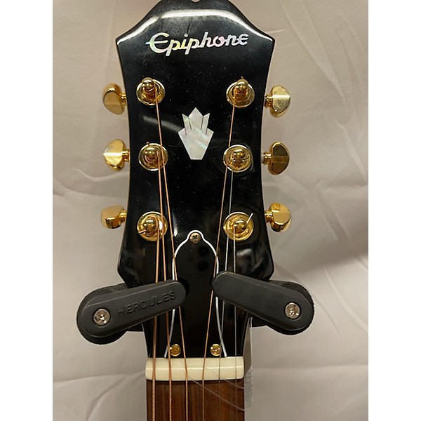 Used Epiphone J200EC Natural Acoustic Electric Guitar