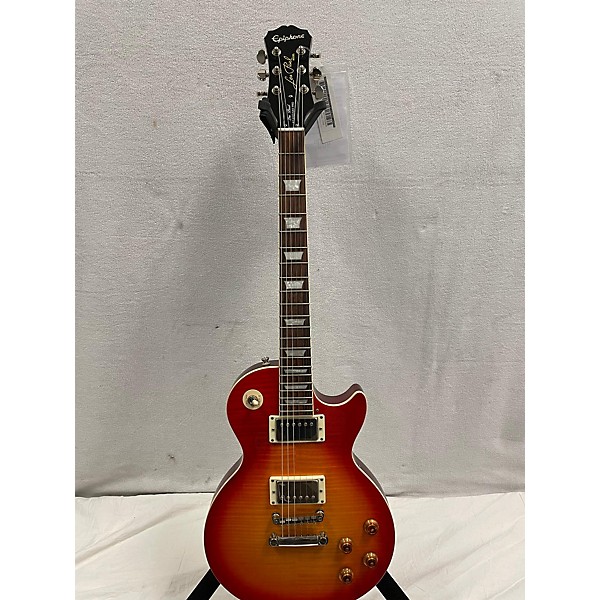 Used Epiphone Used Epiphone Les Paul Standard Cherry Sunburst Solid Body Electric Guitar