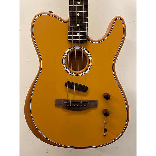 Used Fender Used 2022 Fender Acoustasonic Player Telecaster Butterscotch Blonde Acoustic Electric Guitar