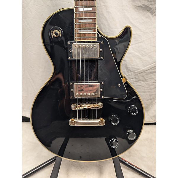 Used Epiphone Used Epiphone Les Paul Custom Ebony Solid Body Electric Guitar