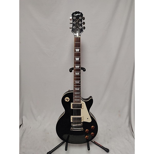 Used Epiphone Used Epiphone Les Paul Standard Black Solid Body Electric Guitar