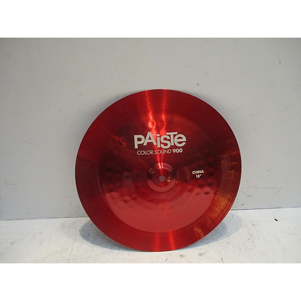 Used Paiste 18in 900 SERIES COLOR SOUND Cymbal