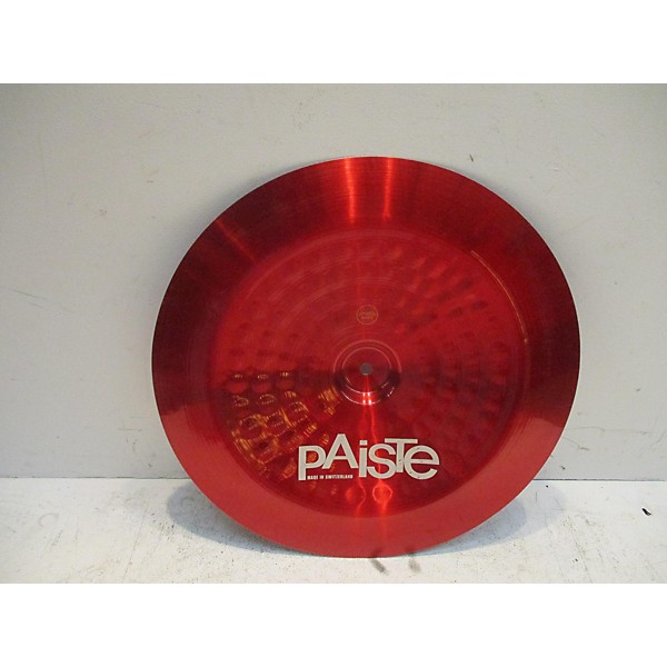 Used Paiste 18in 900 SERIES COLOR SOUND Cymbal