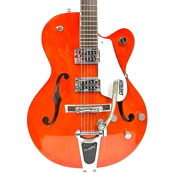 Used Gretsch Guitars Used Gretsch Guitars G5120 Electromatic Orange Hollow Body Electric Guitar