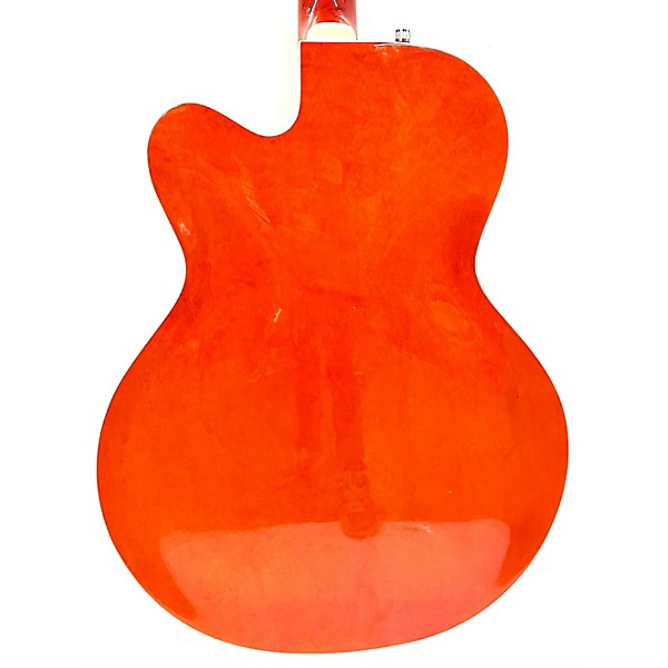 Used Gretsch Guitars Used Gretsch Guitars G5120 Electromatic Orange Hollow Body Electric Guitar