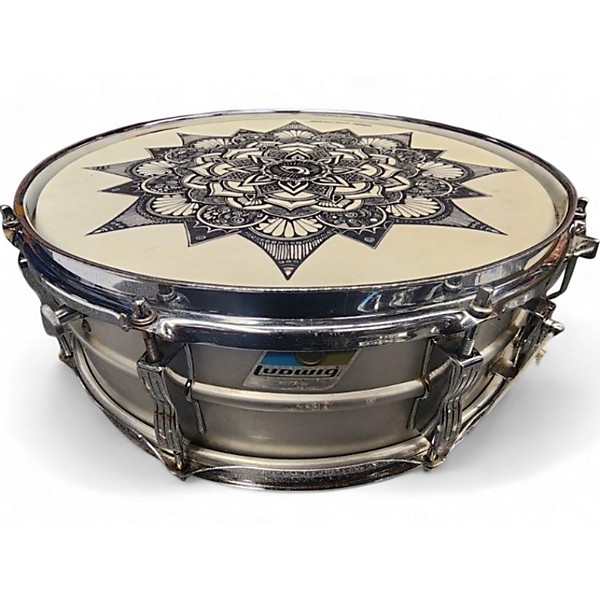 Used Ludwig 4.5X14 Acrolite Snare Silver Drum