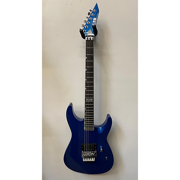 Used ESP Used ESP LTD M CUSTOM 1987 ELECTRIC BLUE Solid Body Electric Guitar