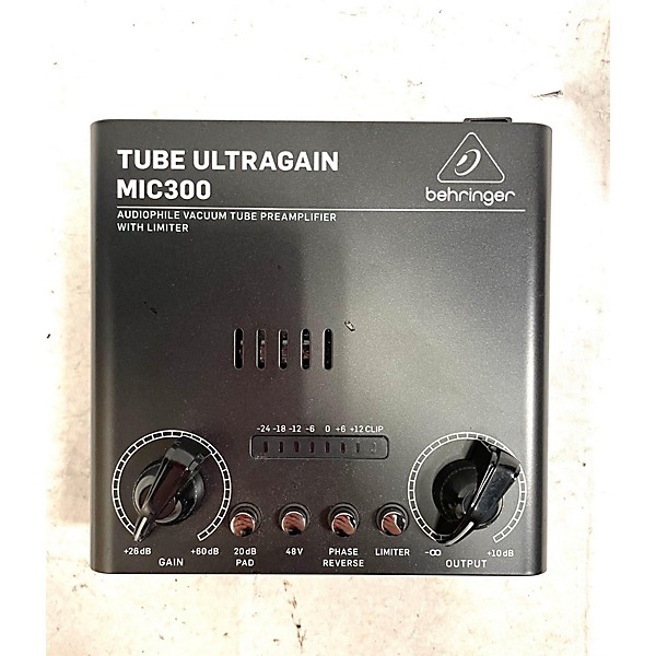 Used Behringer MIC300 Tube Ultragain Microphone Preamp