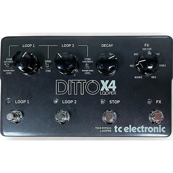 Used Used TC Electronic Ditto X4 Looper Pedal | Guitar Center