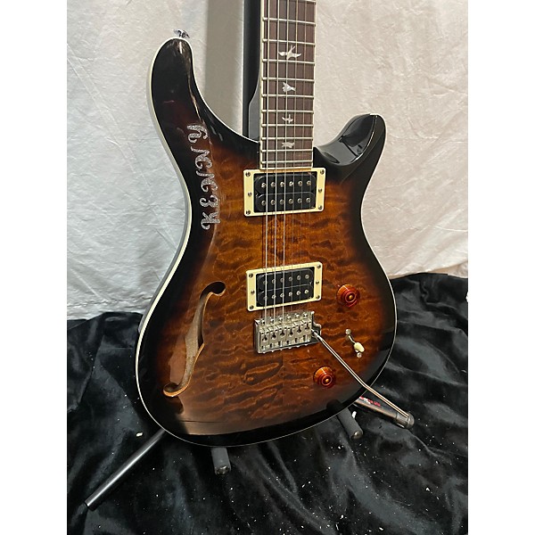 Used Used PRS SE Custom 22 Semi-Hollowbody Tobacco Burst Hollow Body Electric Guitar