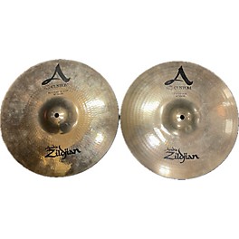 Used Zildjian Used Zildjian 14in A Custom Hi Hat Pair Cymbal