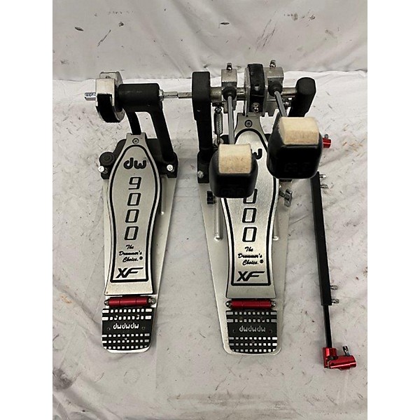 Used DW 9000 Series Double Double Bass Drum Pedal Guitar Center