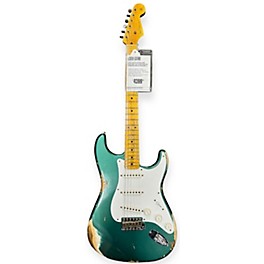 Used Fender Used Fender Custom Shop Heavy Relic 54' Stratocaster Sherwood Green Solid Body Electric Guitar