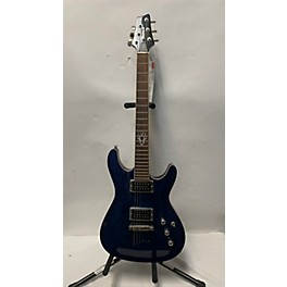 Used Ibanez Used Ibanez SZ520QM Blue Solid Body Electric Guitar