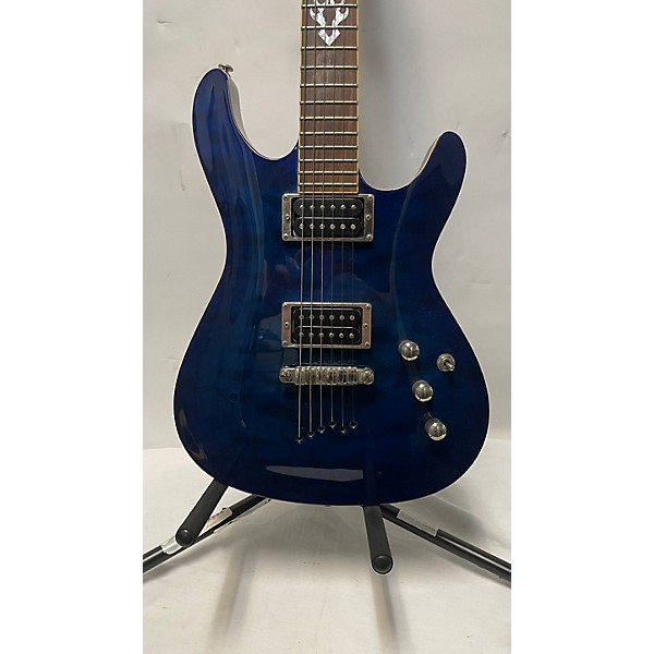 Used Ibanez Used Ibanez SZ520QM Blue Solid Body Electric Guitar