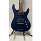 Used Ibanez Used Ibanez SZ520QM Blue Solid Body Electric Guitar